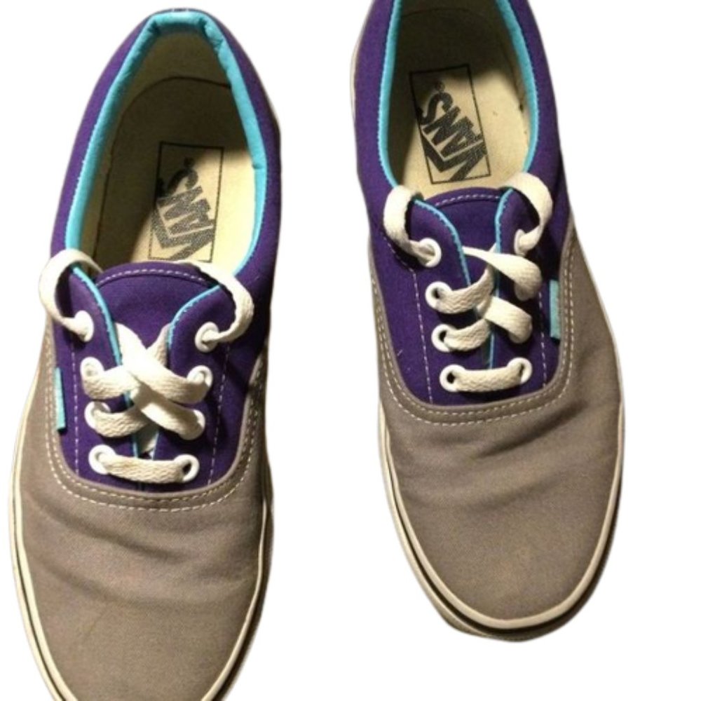 EUC Vans. Gray & Blue